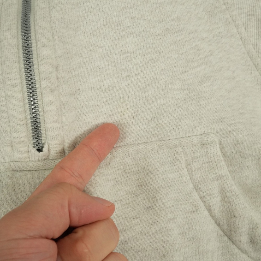 Lululemon Scuba Oversized Half-Zip Funnel Neck Womens M/L Heathered Bone LW3HYXS - Picture 12 of 14